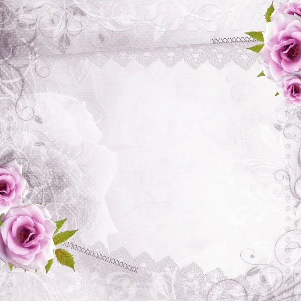 Bianco bel matrimonio sfondo — Foto Stock