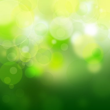 Green bokeh clipart