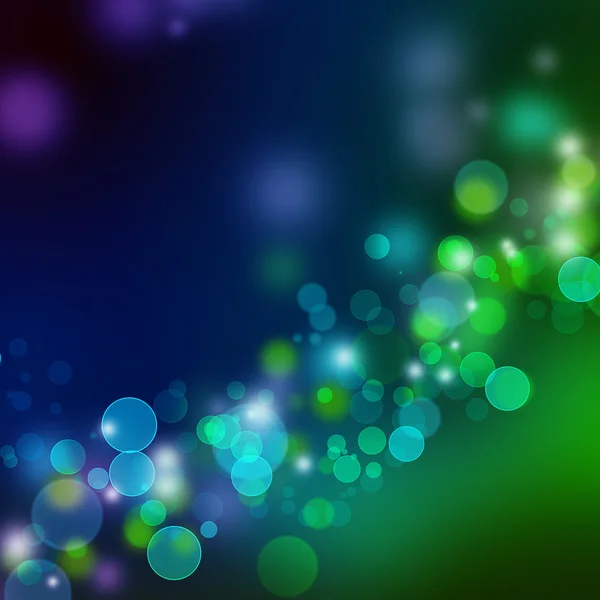 Blue - green lights background — Stock Photo, Image