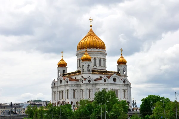 De kathedraal van Christus de Verlosser. Moskou, Rusland — Stockfoto