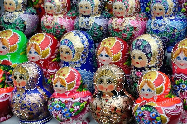 Russian national souvenir - a Matryoshka — Stock Photo, Image