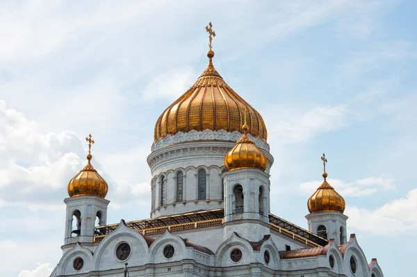 Katedralen for Kristus Frelseren. Moskva, Rusland - Stock-foto