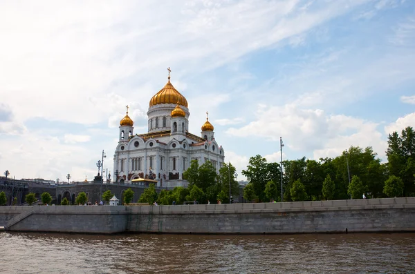 De kathedraal van Christus de Verlosser. Moskou, Rusland — Stockfoto