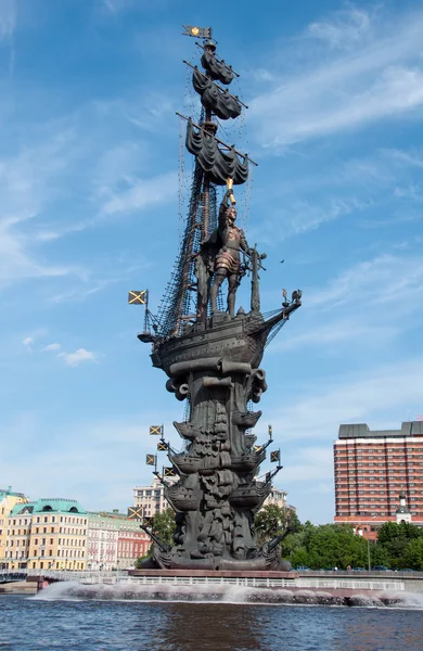 The monument to Czar Peter the Great in Moscow, landmark