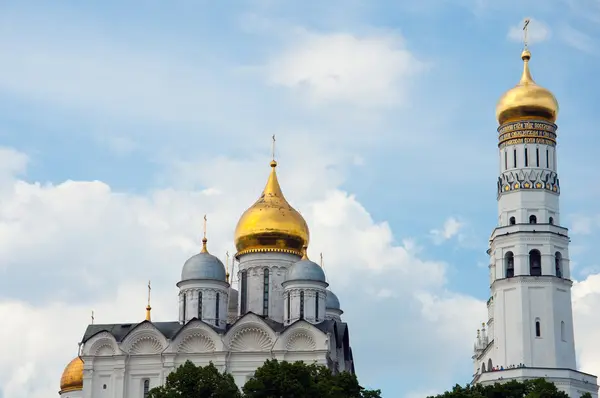 Iglesias del Kremlin de Moscú en Moscú, Rusia —  Fotos de Stock