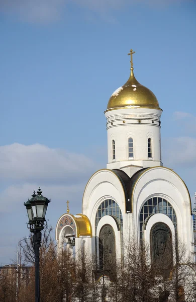Церковь Святого Георгия на Поклонной горе в Москве, Россия — стоковое фото