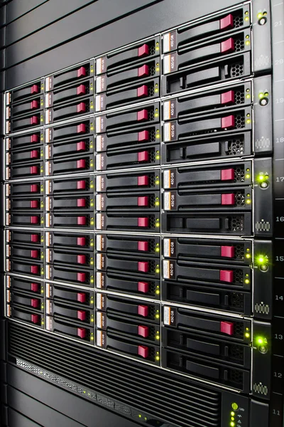 Row of hard drives — Stock Photo, Image