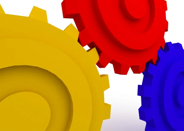 3d gears — Stock Photo, Image