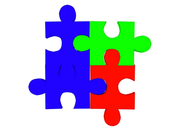 Business puzzle concept — Stock Photo, Image