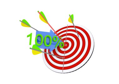 Bow shoot concept clipart