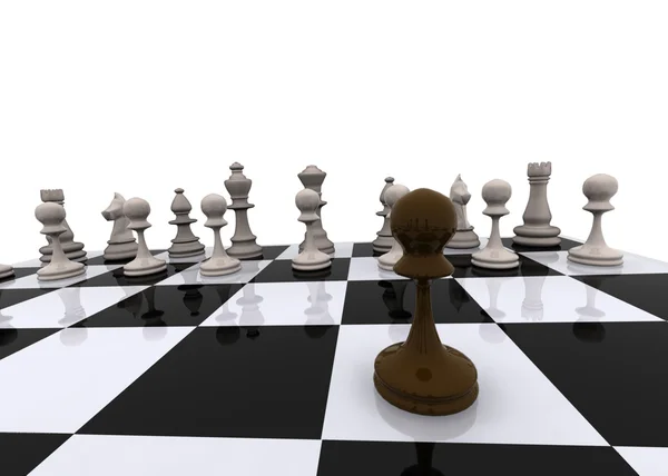 Σκάκι έννοια — Φωτογραφία Αρχείου