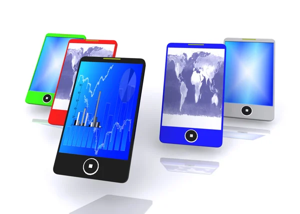 Smartphone koncept — Stockfoto
