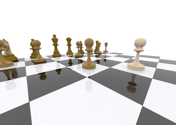 Шахи концепції — стокове фото