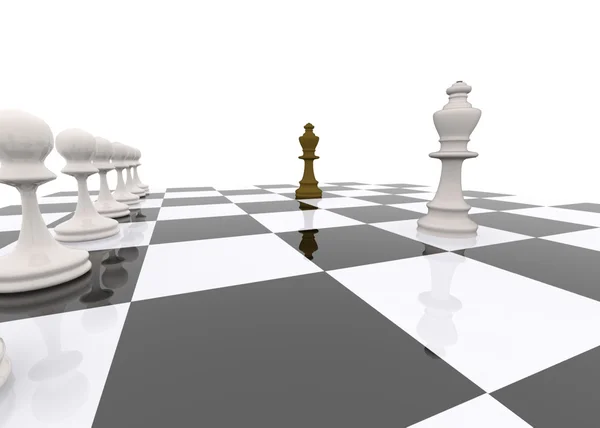 Conceito de xadrez — Fotografia de Stock