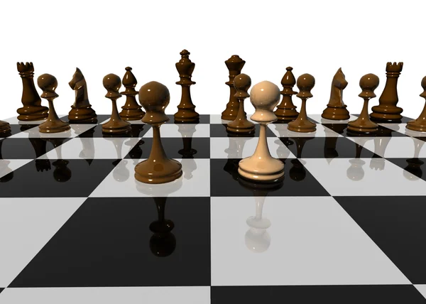 Σκάκι έννοια — Φωτογραφία Αρχείου