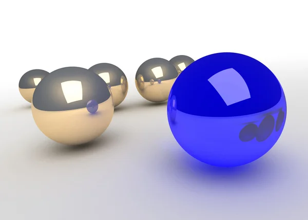 Concept balls — Stock Photo, Image