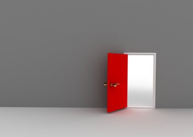 Opportunity door concept clipart