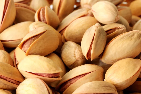 Vergrote weergave van vers pimpernoten (pistaches) — Stockfoto