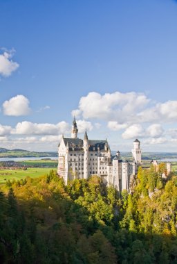 Neuschwanstein castle in Germany clipart