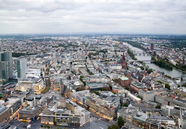 Vista a Frankfurt am Main — Foto de Stock