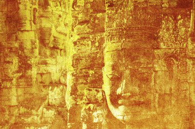 Faces of Bayon clipart