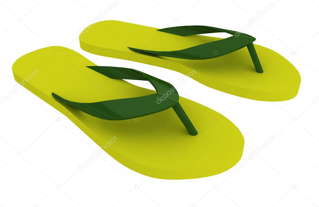 Green flip flop