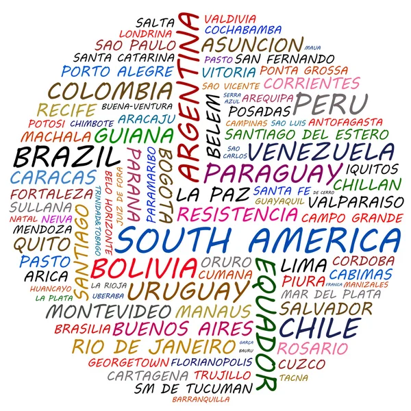 Sydamerika — Stockfoto