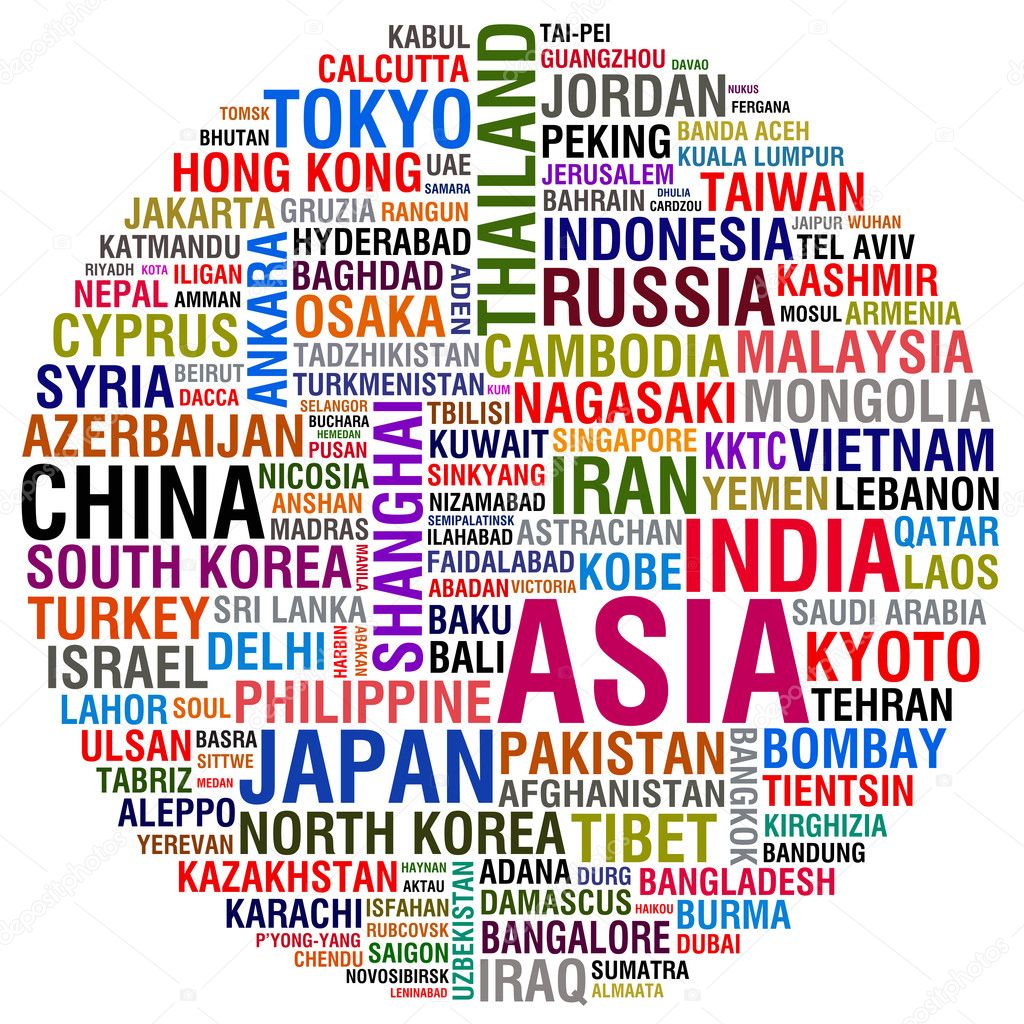 ASIA Countries and Cities
