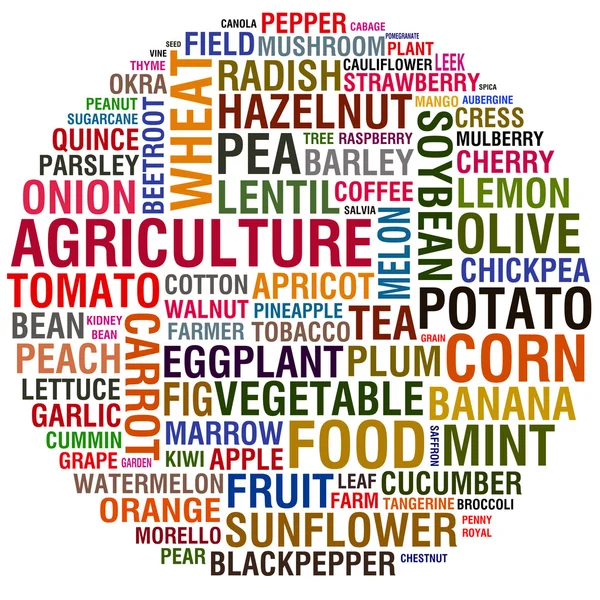 Mezőgazdasági szavak — Stock Fotó