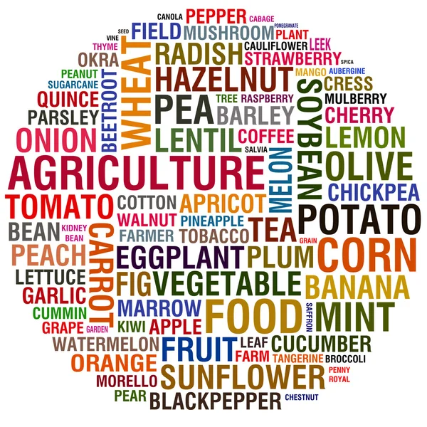 stock image Agricultural words