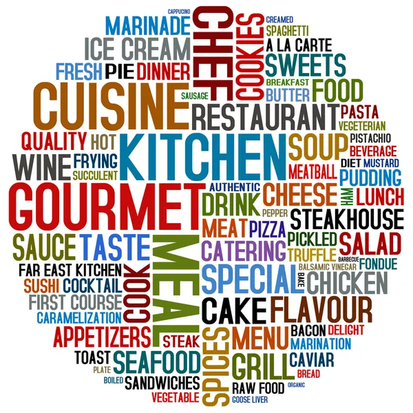 Gourmet a kuchyň — Stock fotografie