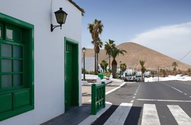 Lanzarote's architecture clipart