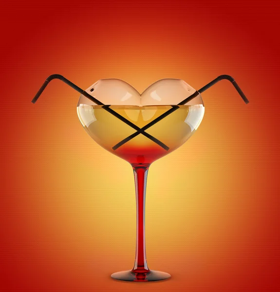 Cocktail per gli amanti — Foto Stock