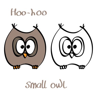 Small owl clipart