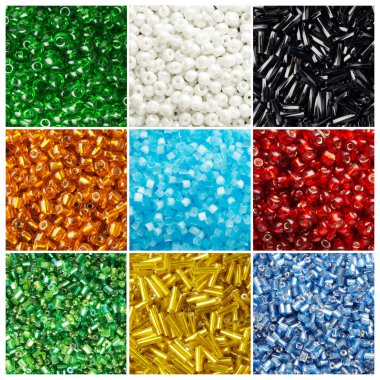 Colorful beads clipart