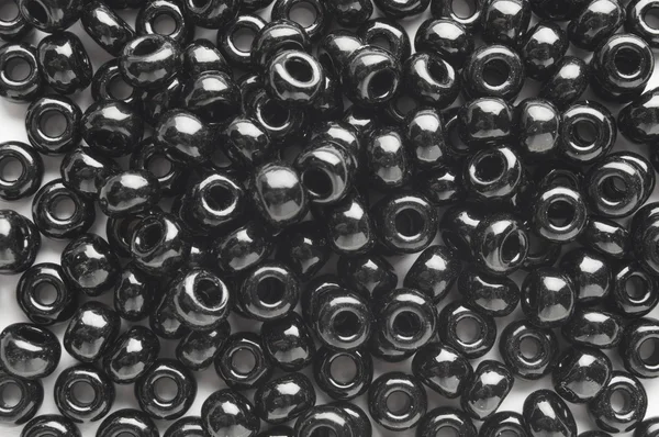 Siyah boncuklar — Stok fotoğraf