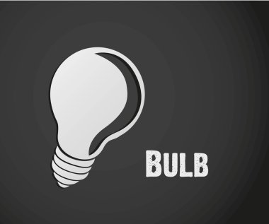 label design of bulb clipart