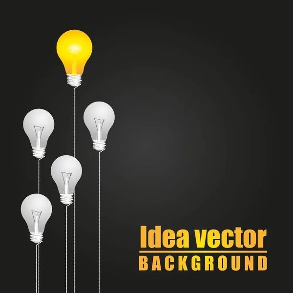 Idea koncepce pozadí — Stockový vektor