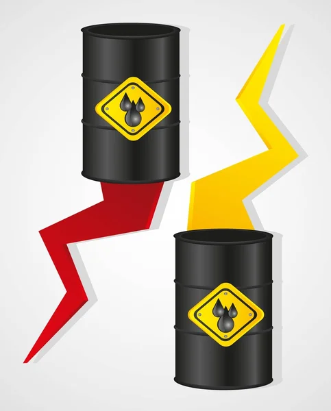 Galonů ropy — Stockový vektor