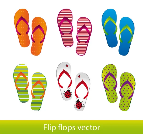 Flip flops — Stock Vector