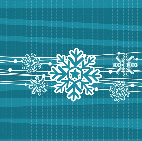 Mignon flocon de neige — Image vectorielle