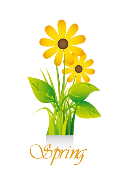 Flor de primavera — Archivo Imágenes Vectoriales