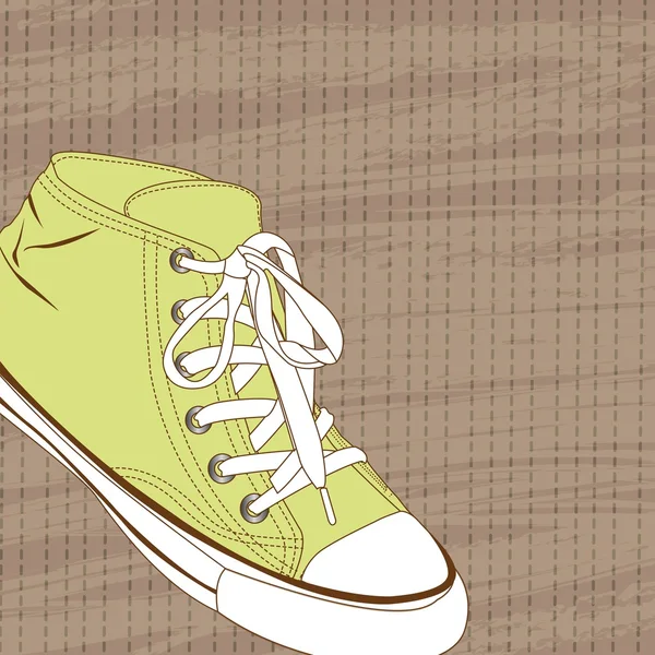 Chaussure mignonne — Image vectorielle