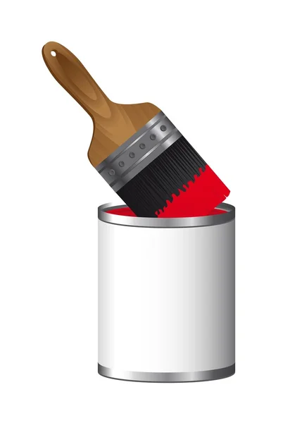Brush paint — Stock Vector