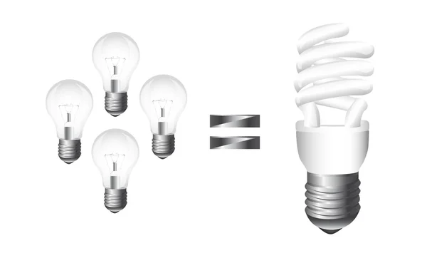 Économiser l'énergie — Image vectorielle
