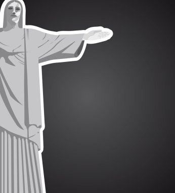 Christ redeemer vector clipart