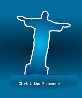 Christ redeemer vector clipart