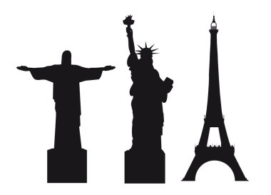 world monuments clipart