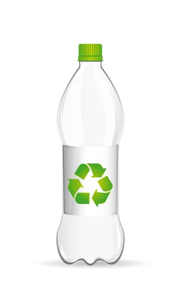 Plastic bottle — Stock Vector