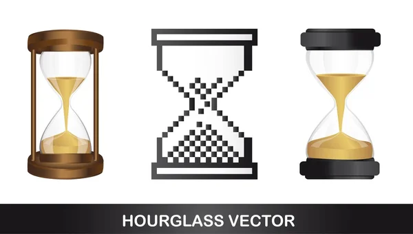 Hourglasses — Stockvector